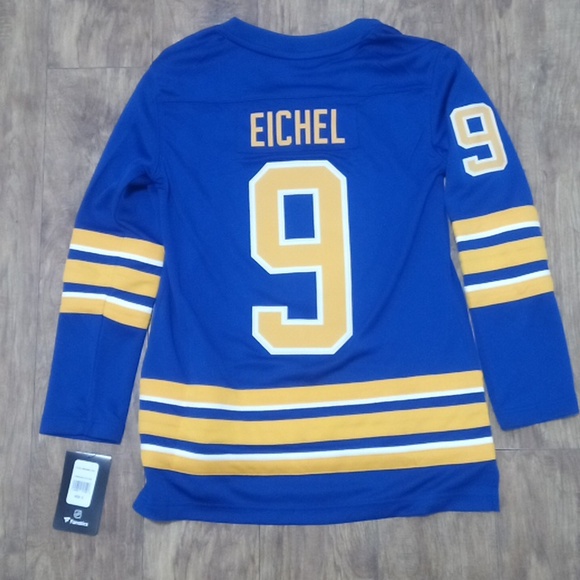 Buffalo Sabres Women's Jersey Eichel Fanatics Breakaway Small NWT - Picture 2 of 9
